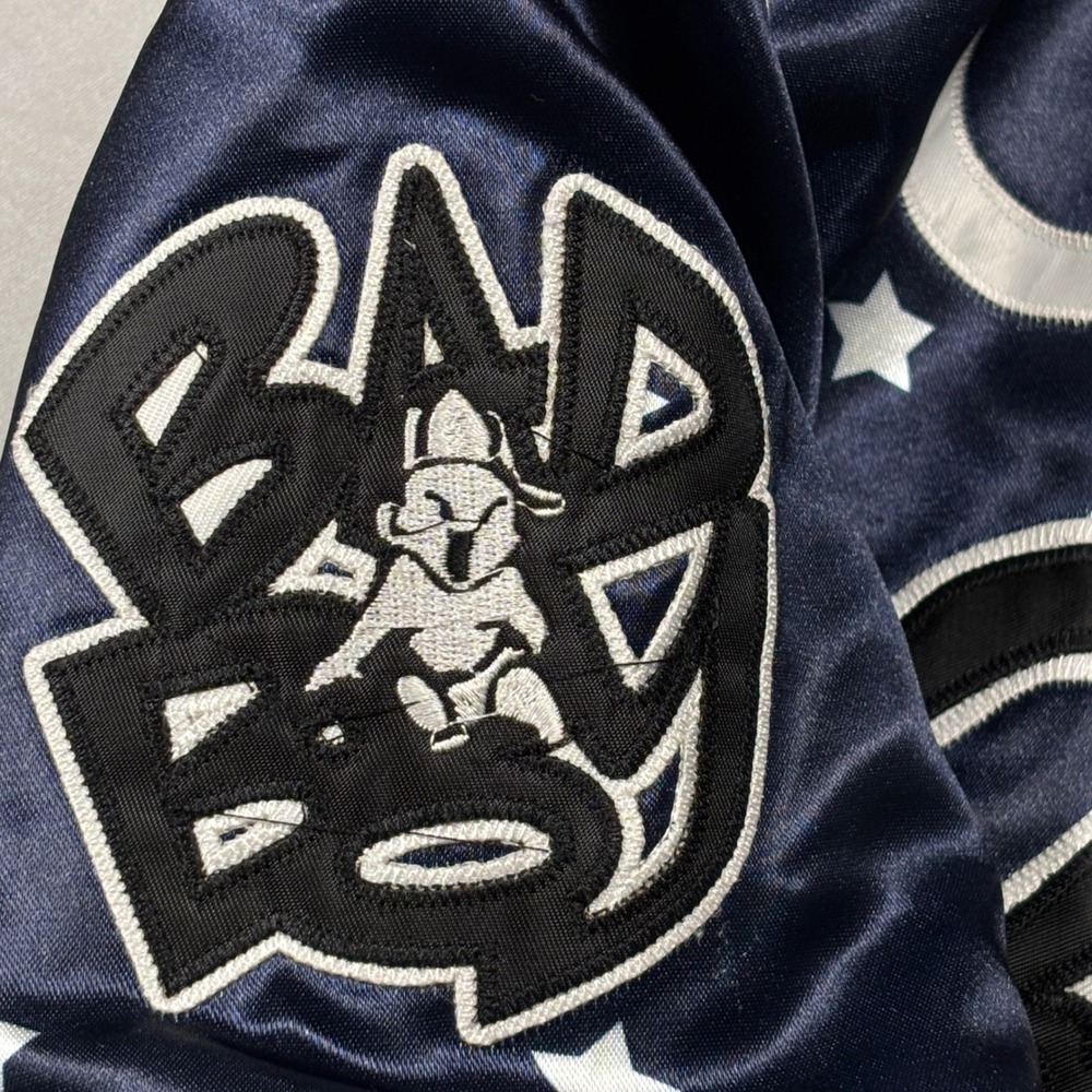 Headgear Classics Biggie Smalls Jacket Mens Small Navy Bad Boy Records Varsity - Picture 16 of 16